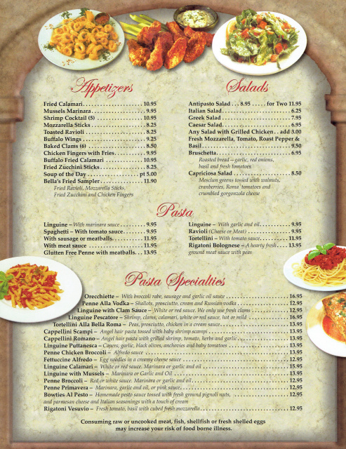 Bella roma coupons